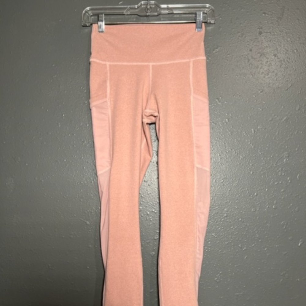 Womens Pink Fabletics Leggings Size XS-S
